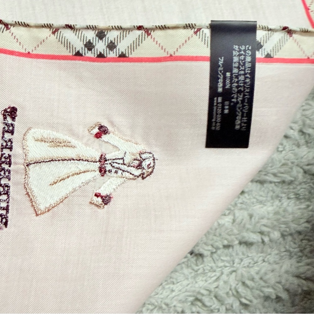 Burberry Beige and Pink Scarf cotton - Picture 4 of 16